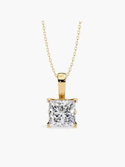 Valanova - Hallmarked 9K Yellow Gold and Certified Lab Grown Diamond 2.00Cts Pendant
