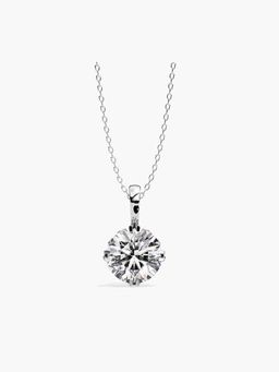 Valanova - Hallmarked 9K White Gold and Certified Lab Grown Diamond 1.00Cts Pendant