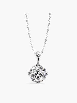 Valanova - Hallmarked 9K White Gold and Certified Lab Grown Diamond 1.50Cts Pendant