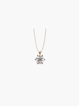 Valanova - Hallmarked 9K Rose Gold and Certified Lab Grown Diamond 0.25Cts Pendant