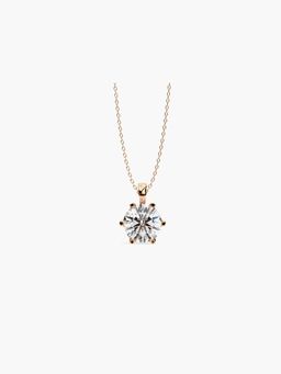 Valanova - Hallmarked 9K Rose Gold and Certified Lab Grown Diamond 0.50Cts Pendant