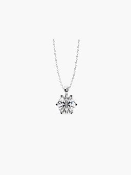 Valanova - Hallmarked 9K White Gold and Certified Lab Grown Diamond 0.50Cts Pendant