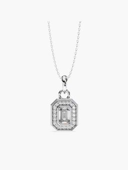 Valanova - Hallmarked 9K White Gold and Certified Lab Grown Diamond 1.09Cts Pendant