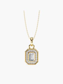 Valanova - Hallmarked 9K Yellow Gold and Certified Lab Grown Diamond 1.09Cts Pendant
