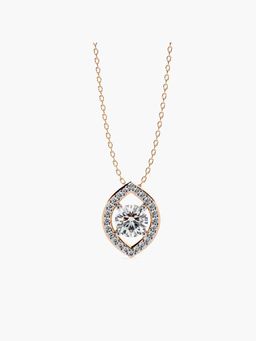 Valanova - Hallmarked 9K Rose Gold and Certified Lab Grown Diamond 0.63Cts Pendant