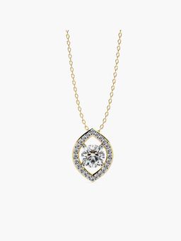 Valanova - Hallmarked 9K Yellow Gold and Certified Lab Grown Diamond 0.63Cts Pendant