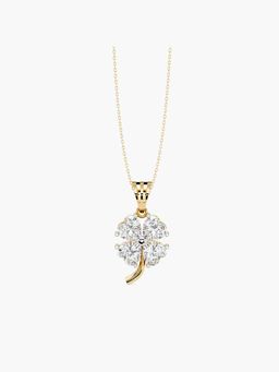 Valanova - Hallmarked 9K Yellow Gold and Certified Lab Grown Diamond 0.64Cts Pendant