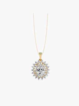 Valanova - Hallmarked 9K Yellow Gold and Certified Lab Grown Diamond 3.06Cts Pendant
