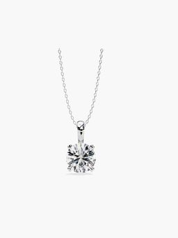 Valanova - Hallmarked 9K White Gold and Certified Lab Grown Diamond 0.75Cts Pendant