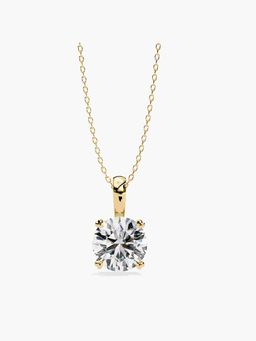 Valanova - Hallmarked 9K Yellow Gold and Certified Lab Grown Diamond 1.50Cts Pendant