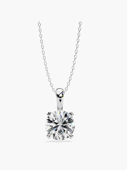 Valanova - Hallmarked 9K White Gold and Certified Lab Grown Diamond 2.00Cts Pendant