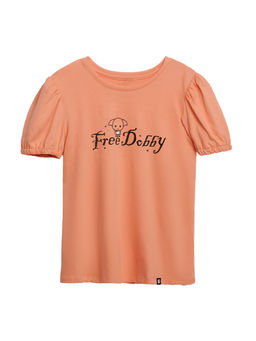 The Souled Store - Harry Potter Free Dobby Girls Puff Sleeve Tops