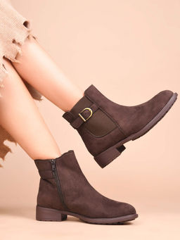 CLOG LONDON - Women Brown Casual Boots