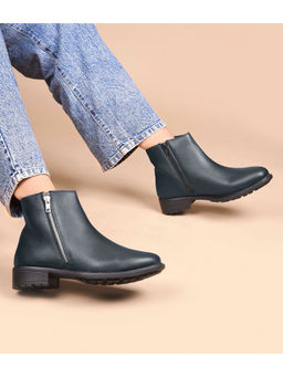 CLOG LONDON - Women Navy Blue Casual Boots