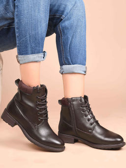 CLOG LONDON - Women Brown Casual Boots