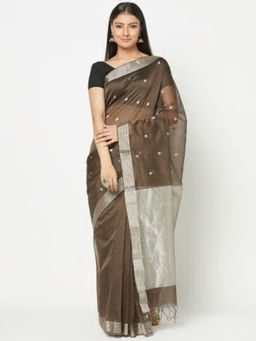 Fabindia - Cotton Silk Chanderi Woven Sari