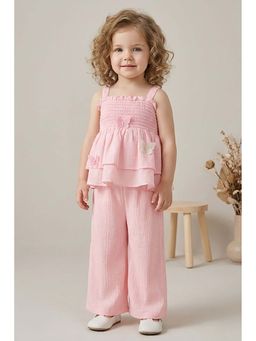 Lagorii - Pink Smocked Co-Ord Set