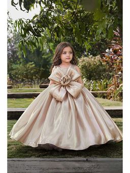 Lagorii - Champagne Gold Ball Gown Dress