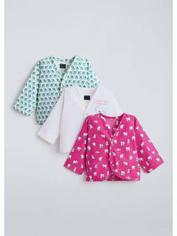 Hopscotch - Unisex Printed Cotton Jablas (Pack of 3)