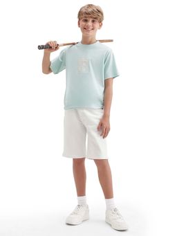 RARE ONES - White Regular Fit Shorts