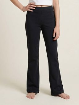 FUNKRAFTS - Girls Black Solid Bootcut Trouser