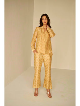 BETRUE - Beige- Bliss Shibori Shirt And Pants Set (Set of 2)