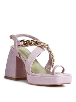 London Rag - Textured Pink Heels