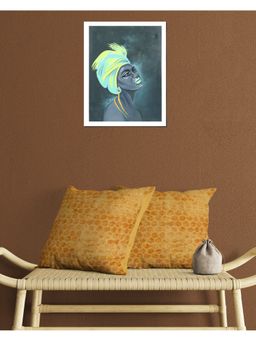 GRHAMOY - Cotton Cushion Cover Yellow (16x16 inches) (Pack of 2)