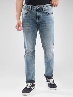 Spykar - Men Slim Fit Low Waist Grey Jeans