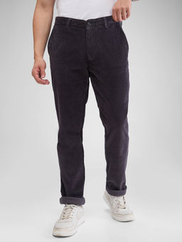 Spykar - Men Regular Fit Mid Waist Grey Jeans