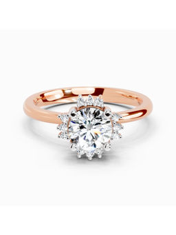 Sparkles - Lab Grown Diamond 0.43 Carat Pear Shape Ring 14K Rose Gold IGI Certified