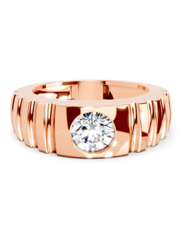 Sparkles - Lab Grown Diamond 1 Carat Round Solitaire Ring 14K Rose Gold (6)