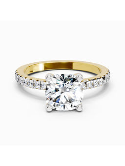 Sparkles - Lab Grown Diamond 0.7 Carat Round Solitaire Ring 14K Yellow Gold (6)