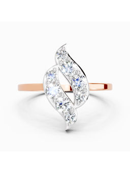 Sparkles - Lab Grown Diamond 0.6 Carat Round Shape Ring 14K Rose Gold (6)