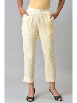 Aurelia - Natural Ankle Length Aurelia Trousers
