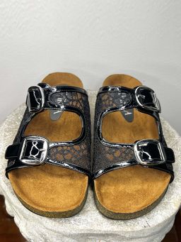 ELVIRAA - Cork Net Sandals