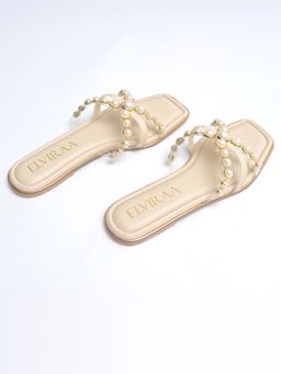 ELVIRAA - Pearl Transparent Flats
