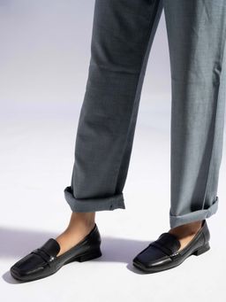 MIORAH - Black Premium Leather Loafers