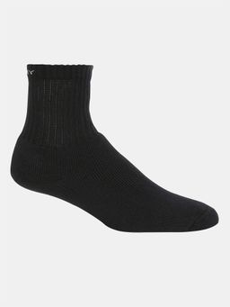 Jockey - 7036 Men Cotton Terry Ankle Length Socks - Black (Pack of 3)