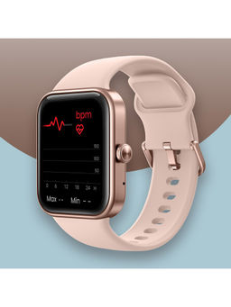 Fastrack - Reflex Vox Digital Silicone Pink Strap Unisex Smart Watch