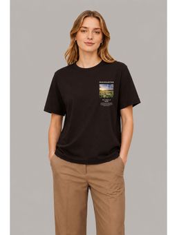 MIXT by Nykaa Fashion - Brown Field Collection Oversized T-Shirt