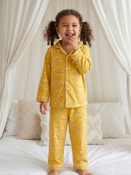 The Boo Boo Club - Cotton Knitted Printed Night Suit Set For Kids