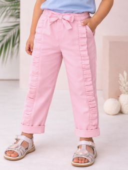 Babies of Wonder - Baby Pink Frill Comfort Pant