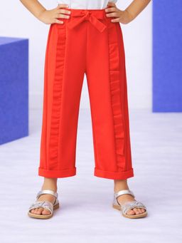 Babies of Wonder - Red Frill Comfort Pant
