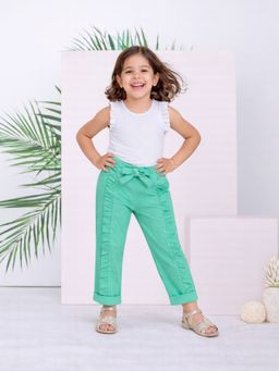 Babies of Wonder - Turquoise Frill Comfort Pant