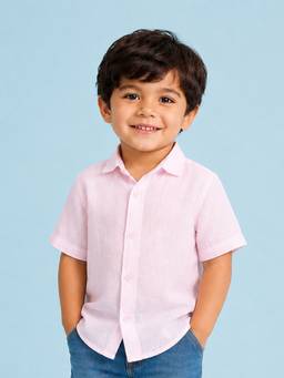 Kidbea - Boys Linen Blend Shirt