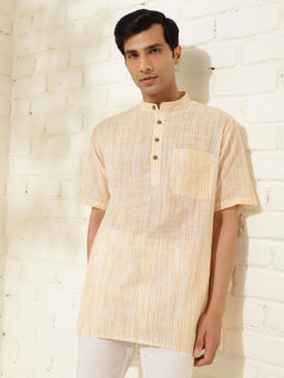 Fabindia - Natural Cotton Woven Short Kurta
