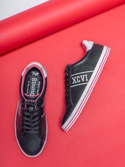 Red Tape - Womens Black Printed Sneakers