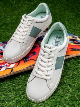 Red Tape - Womens Colorblock White Green Sneakers