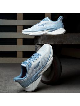 Red Tape - Women's Textured White & Blue Athleisure Shoes